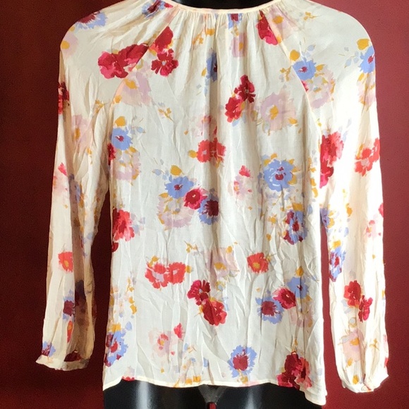 LUCKY BRAND FLORAL TOP SIZE M - Picture 3 of 4